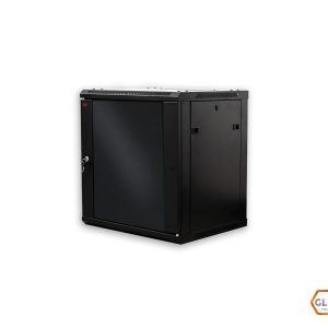 GLC GLC-MURAL-9U500 RACK MURAL SOHO 9U - 500 MM - 19 PULGADAS PTA. CRIST./4SOPORTES