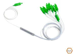 GLC FO-1536 PLC SPLITTER SM 1x8 CON CONECTOR SC/APC