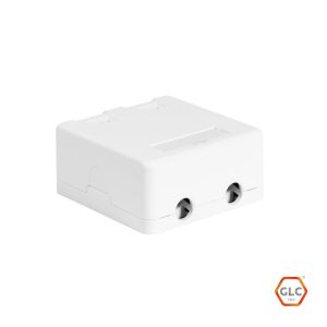GLC CE-4008 ROSETA 2 PUERTOS C/TAPA PARA JACK CAT5/6