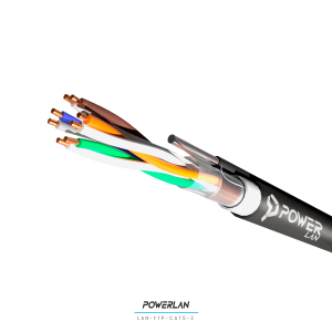 POWERLAN LAN-FTP-CAT5-2 CABLE FTP CAT5E EXTERIOR CON TENSOR DE ACERO