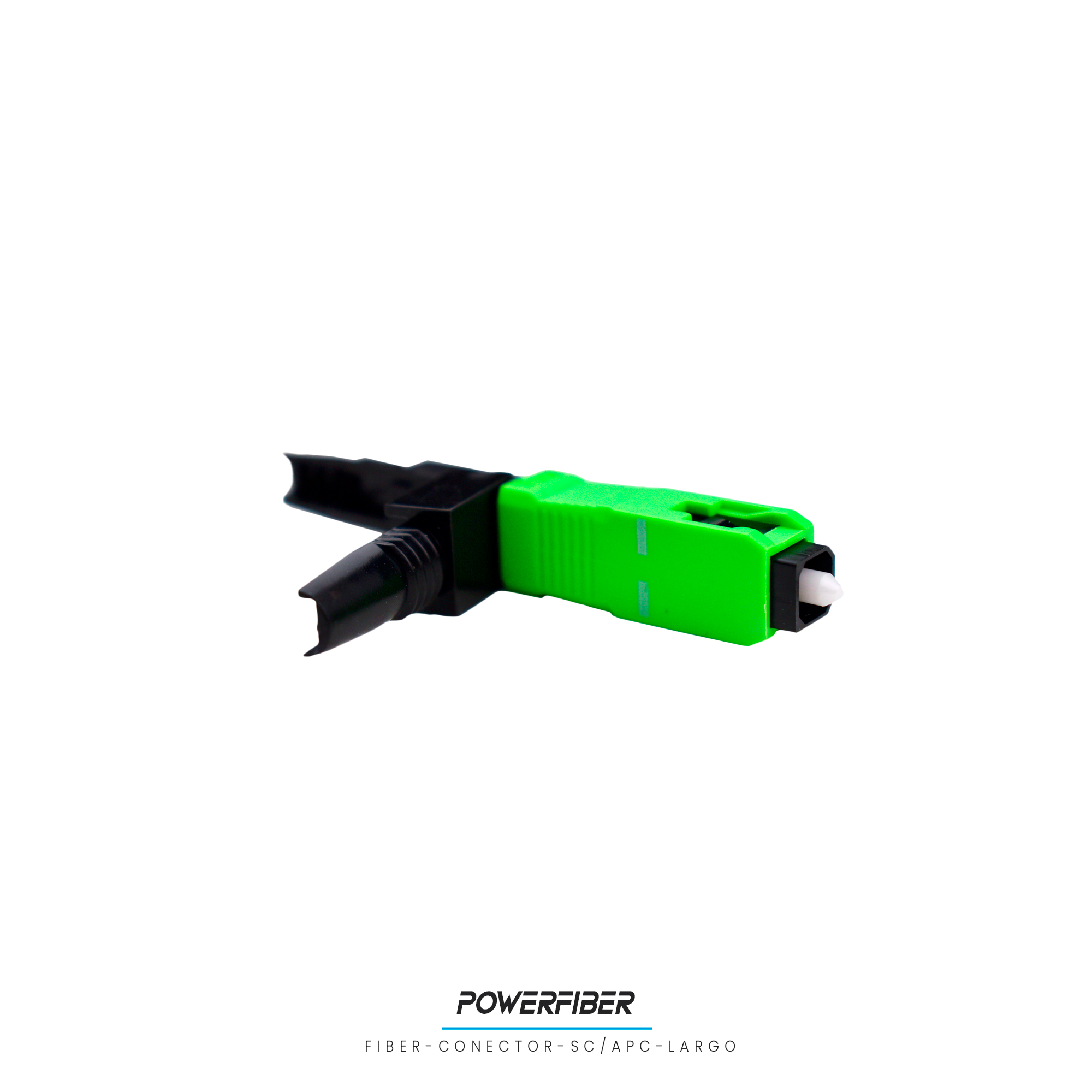 POWERFIBER FIBER-CONECTOR-SC/APC-LARGO CONECTOR MECANICO CAPUCHON LARGO ...