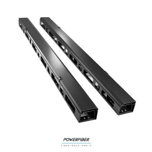 POWERFIBER FIBER-RACK-ORG-5 ORGANIZADOR DE CABLEADO VERTICAL CON TAPA 30 UNIDADES