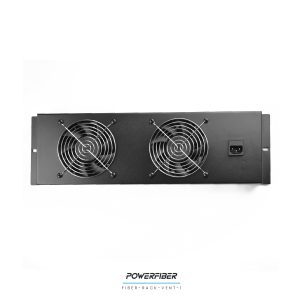 POWERFIBER FIBER-RACK-VENT-1 VENTILACION RACKEABLE DOBLE TURBINA