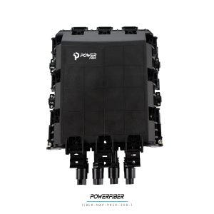 POWERFIBER FIBER-NAP-PREC-2X8-1 CAJA EXTERIOR FTTH PRECONECTORIZADA HORIZONTAL 2X8 CON SPLITTER 1X8  CONECTOR SC/APC