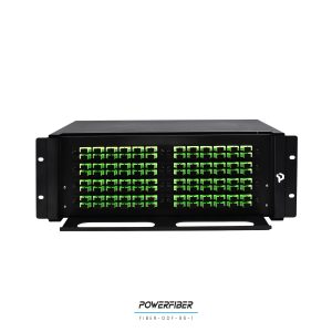 POWERFIBER FIBER-ODF-96-1 DISTRIBUIDOR DE FIBRA OPTICA 96 PUERTOS CON ADAPTADOR SC/APC CON PIGTAILS