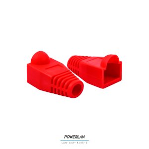 POWERFIBER LAN-CAP-RJ45-3 CAPUCHON PARA PLUG RJ45 100 UNIDADES ROJO
