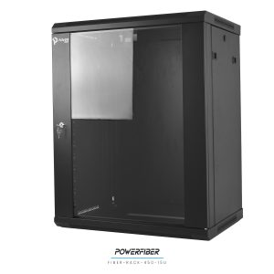 POWERFIBER FIBER-RACK-450-15U RACK MURAL 15 UNIDADES