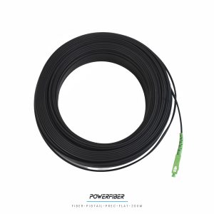 FIBER-PIGTAIL-PREC-FLAT-200M PIGTAIL PRECONECTORIZADO FLAT DIELECTRICO 200 METROS SC/APC