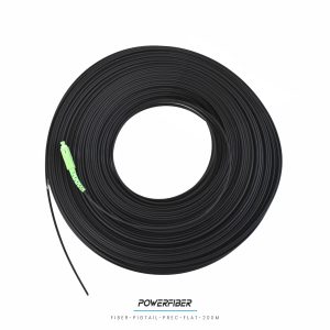 FIBER-PIGTAIL-PREC-FLAT-200M PIGTAIL PRECONECTORIZADO FLAT DIELECTRICO 200 METROS SC/APC